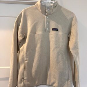 Patagonia Beige Fleece Pullover